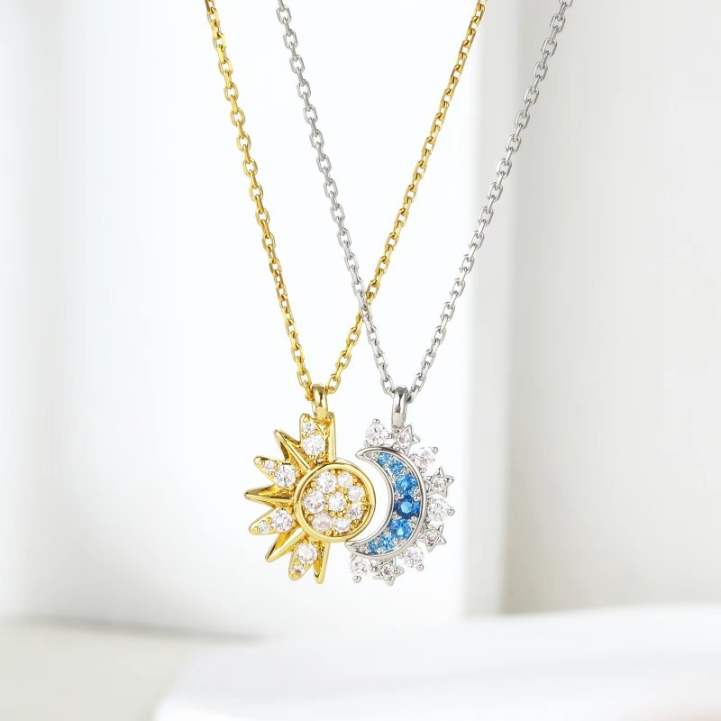 Necklace Sun Moon Necklaces