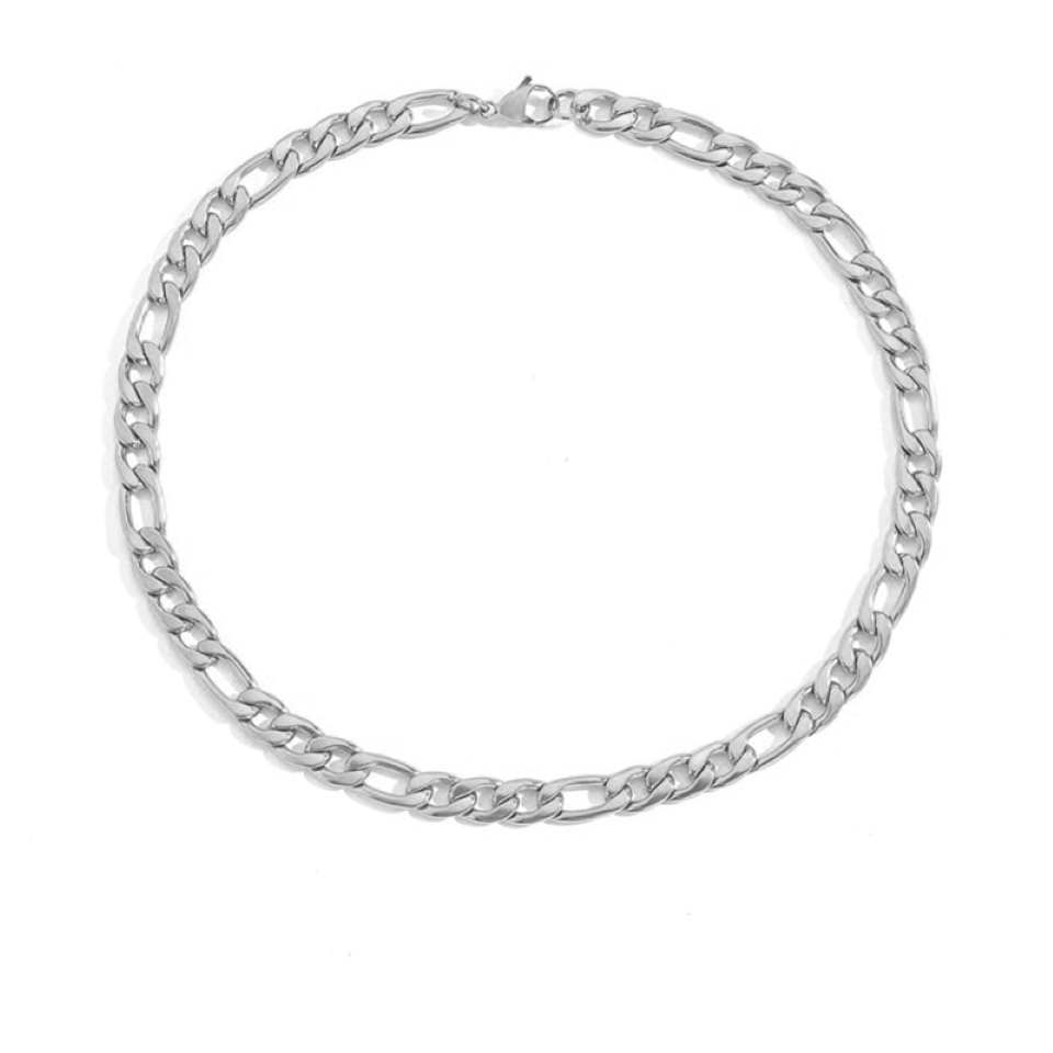Necklace Steel Thick Figaro