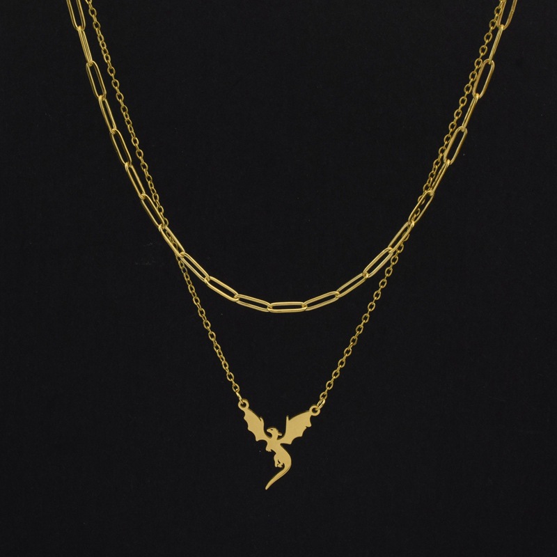 Necklace Dragon Gold