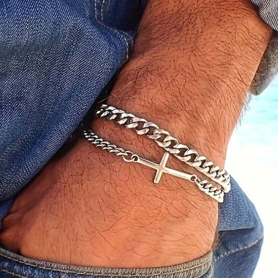 Bracelet Cross Design