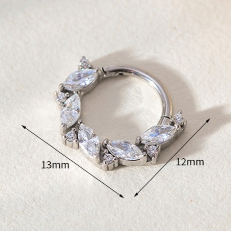 Earring With Zircon Stones