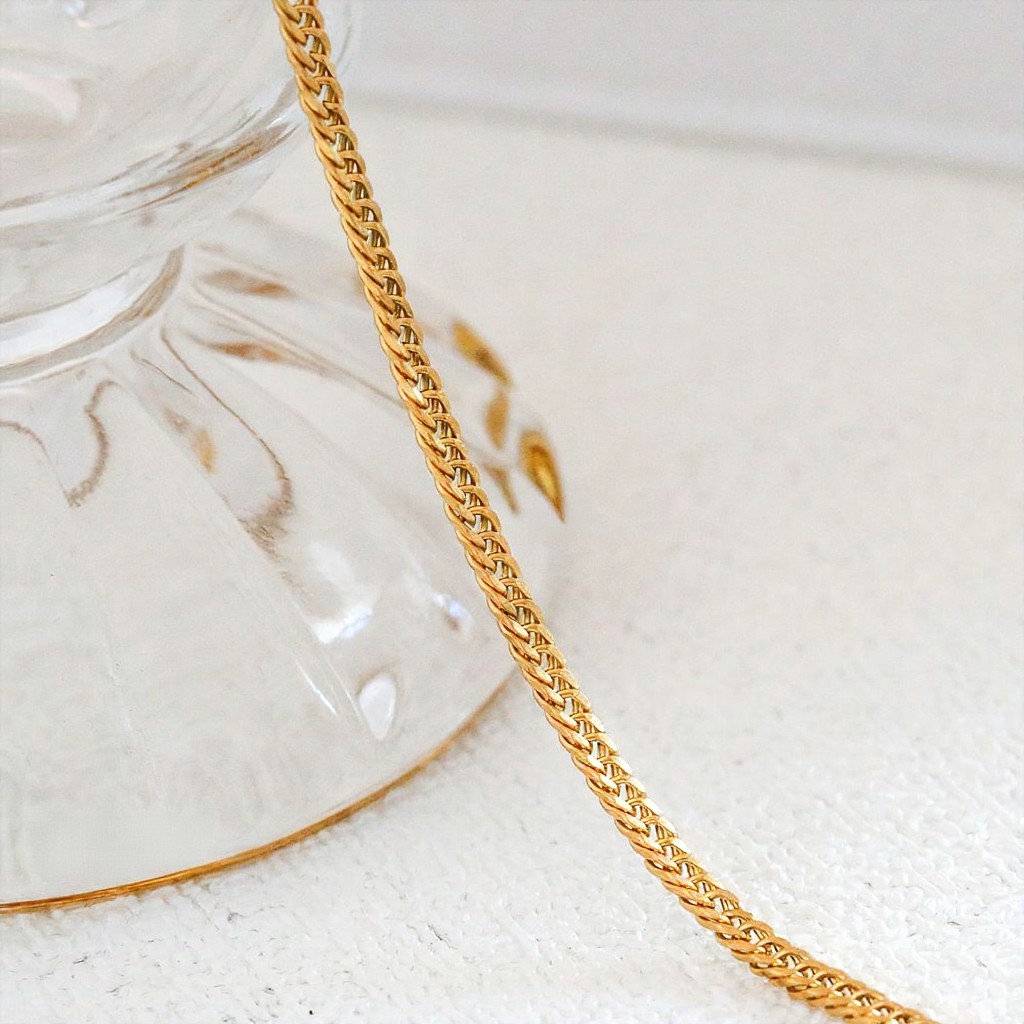 Necklace Chain Curb GoldPlated