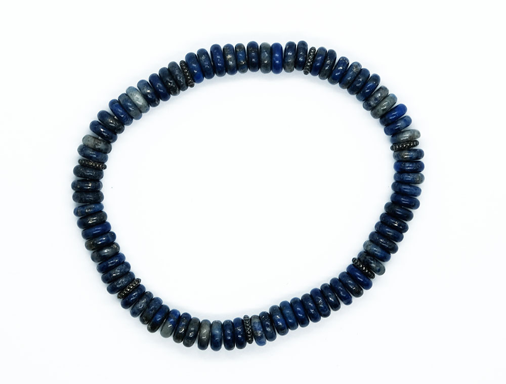 Bracelet Disc Lapis