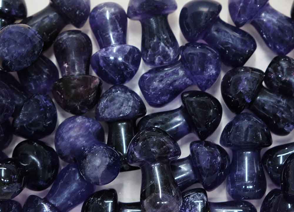 Mushroom 23X37mm Amethyst