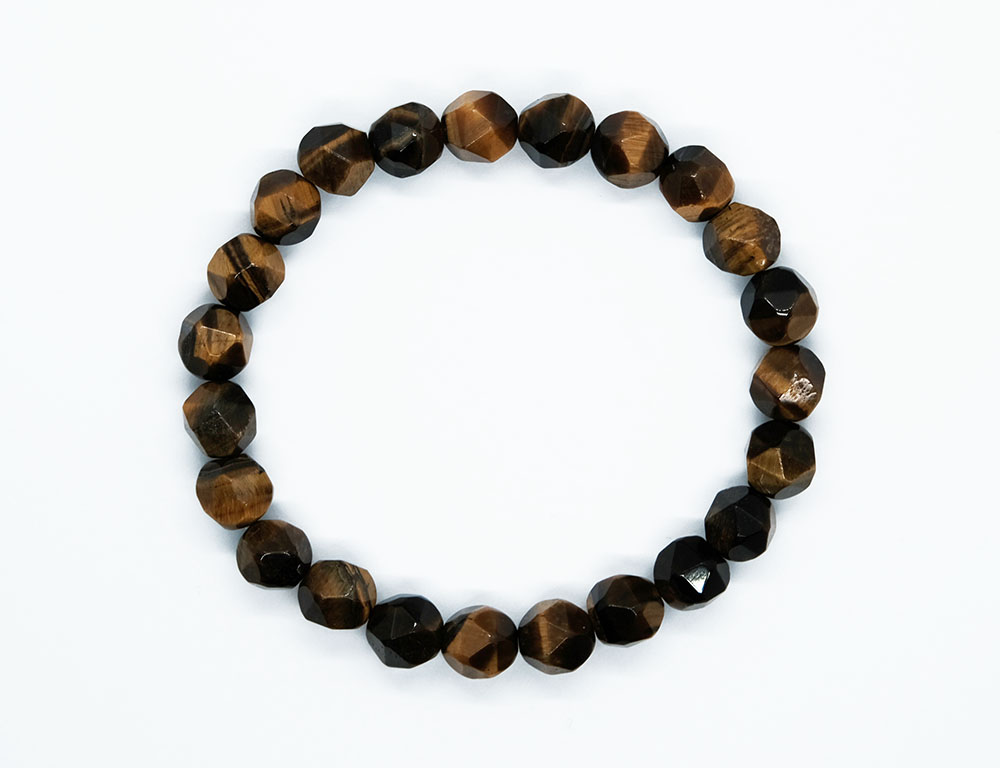 Bracelet Star Faceted Tiger Eye