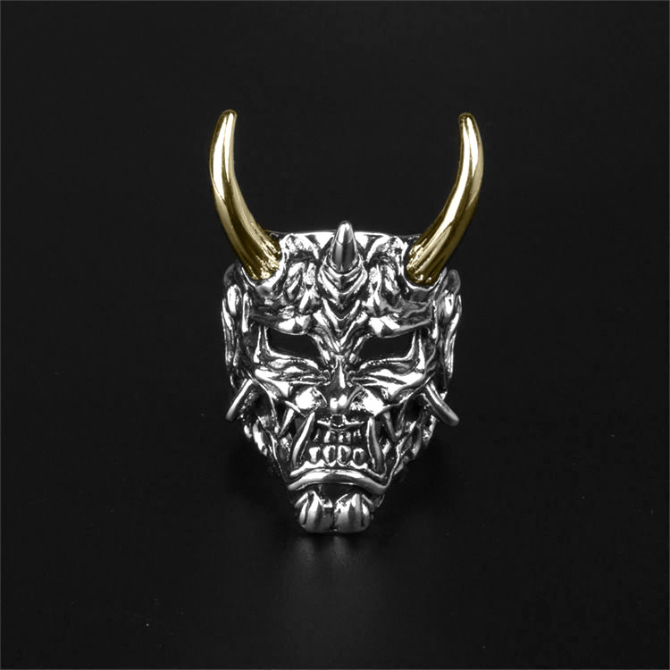 Ring Oni Mask Demon Head