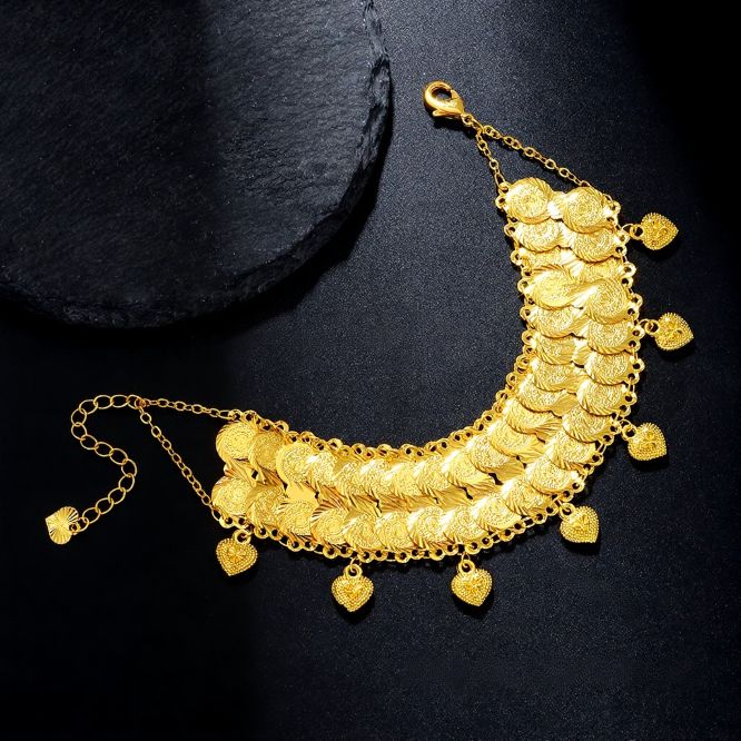 Bracelet Roman Coin Style