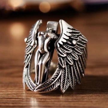 Ring Angel Wings Adjustable