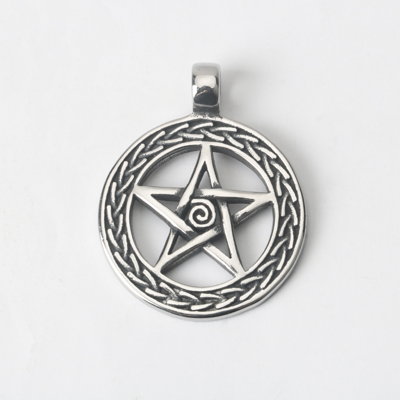 Pendant Steel Pentagram