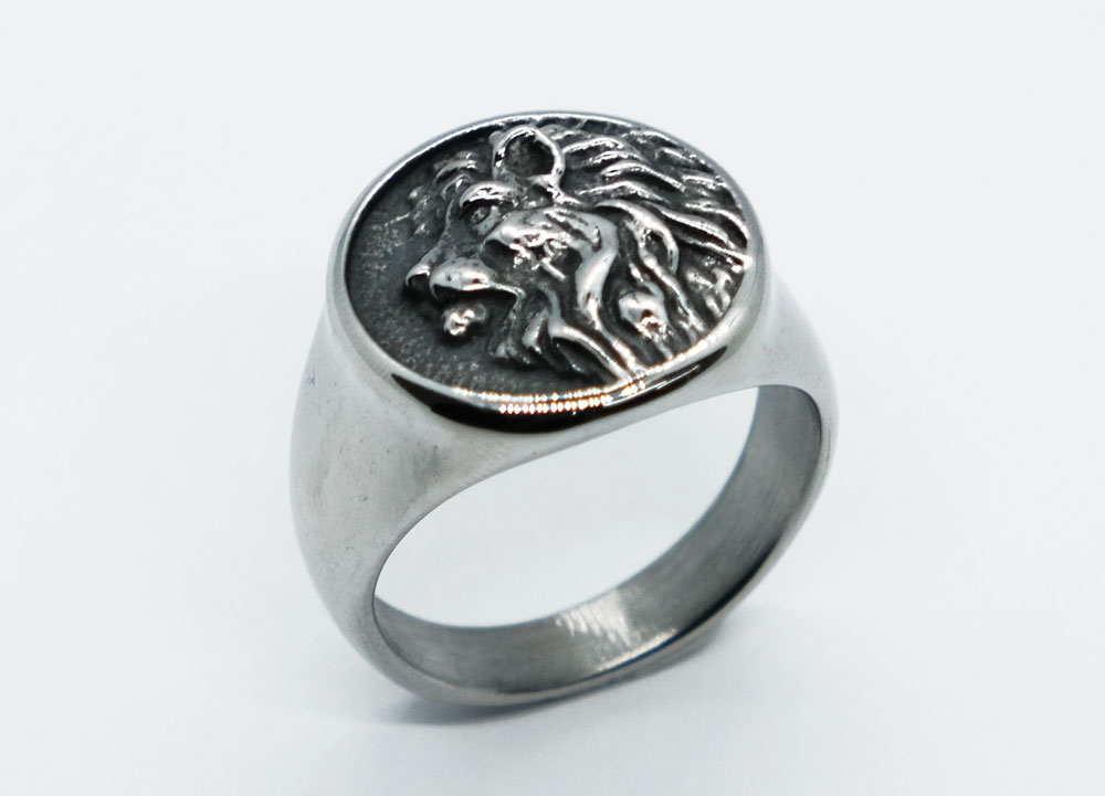 Ring Stainless Steel Lion Head