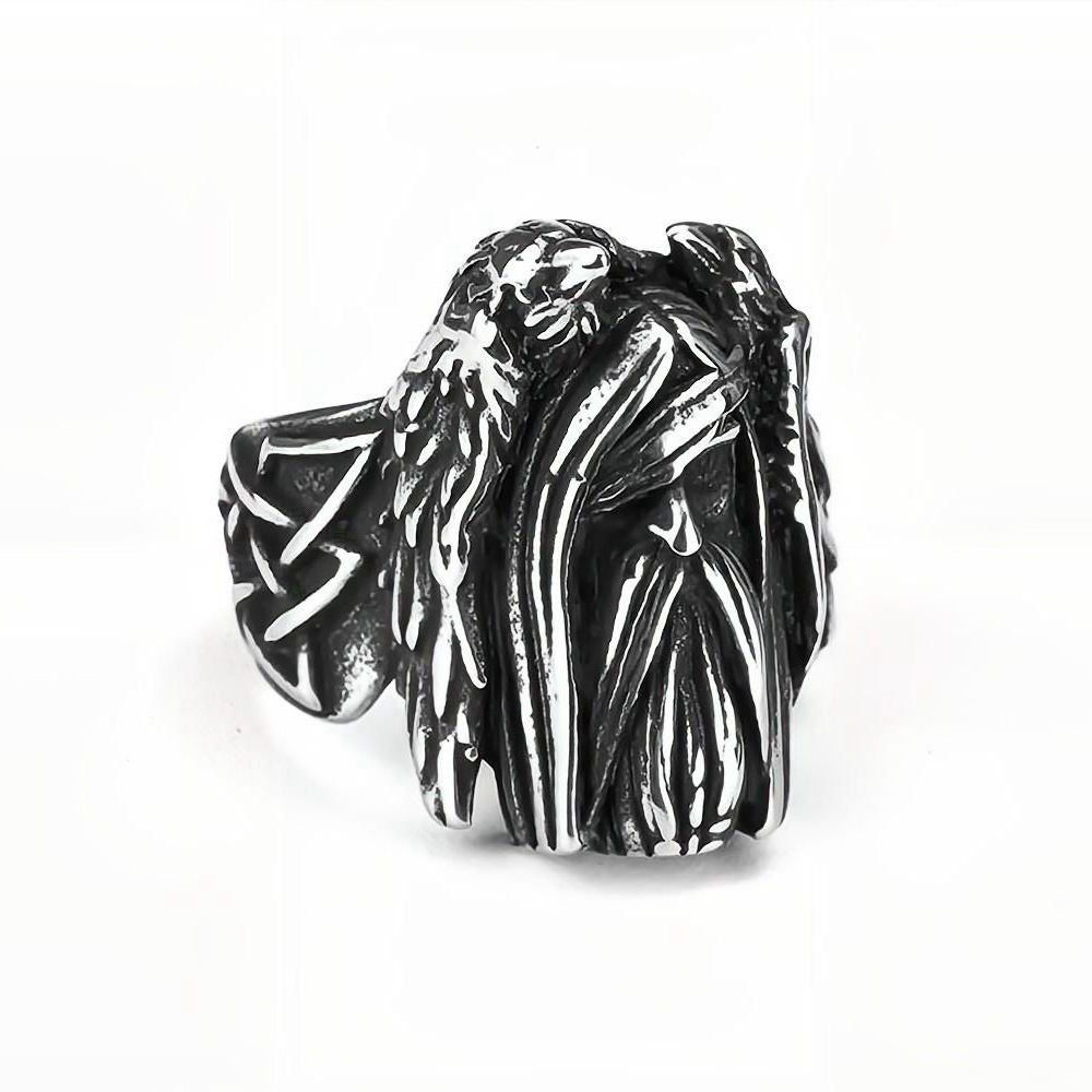 Ring Stainless Steel Odin Head