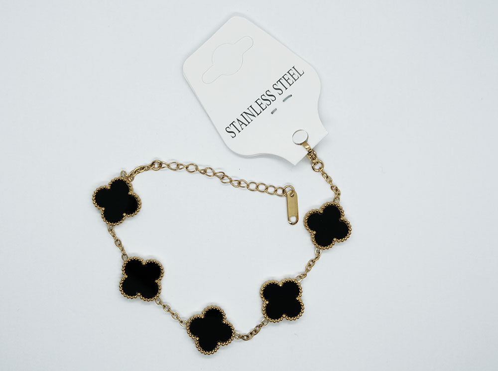 Bracelet Stainless Steel Clover