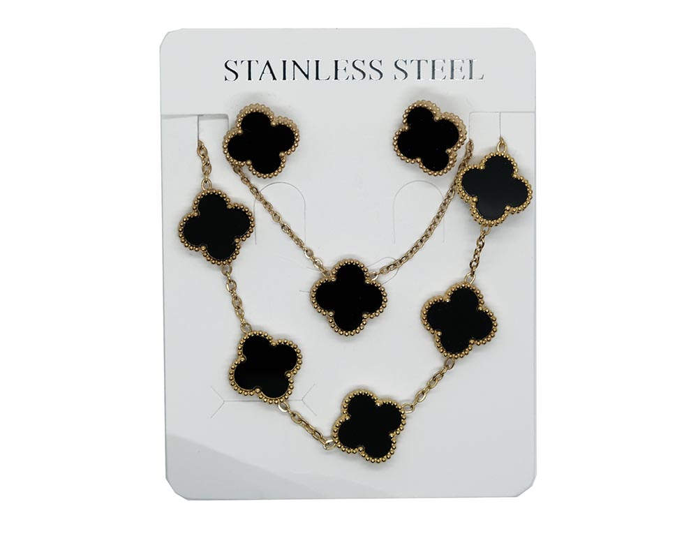 Set Stainless Steel Clover