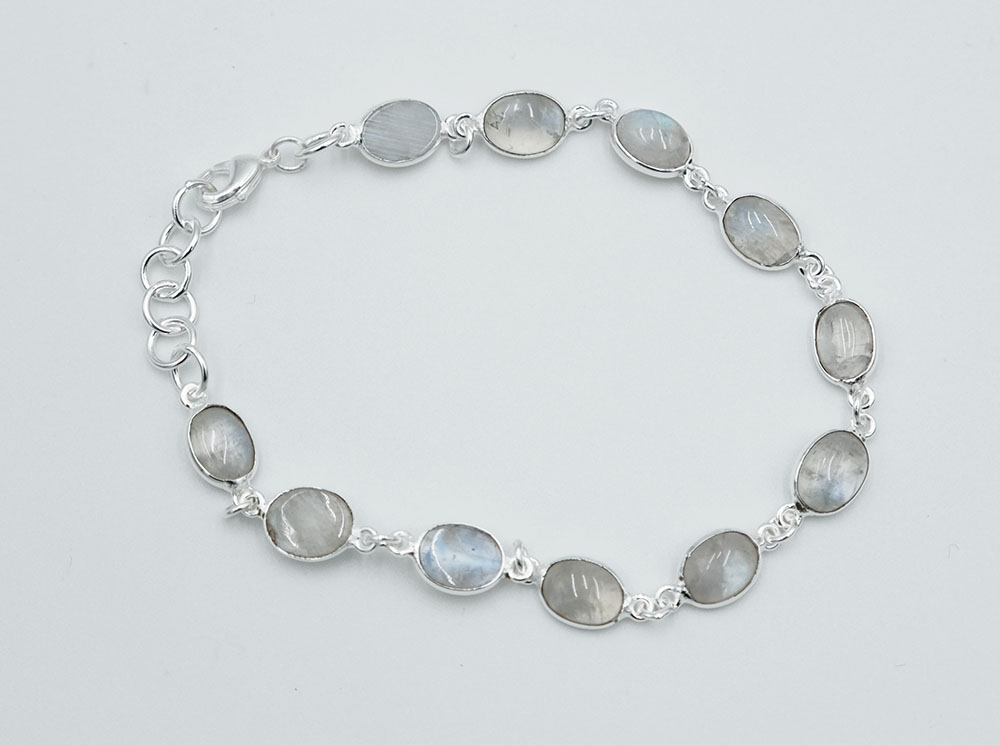 Silver PL Bracelet Rainbow
