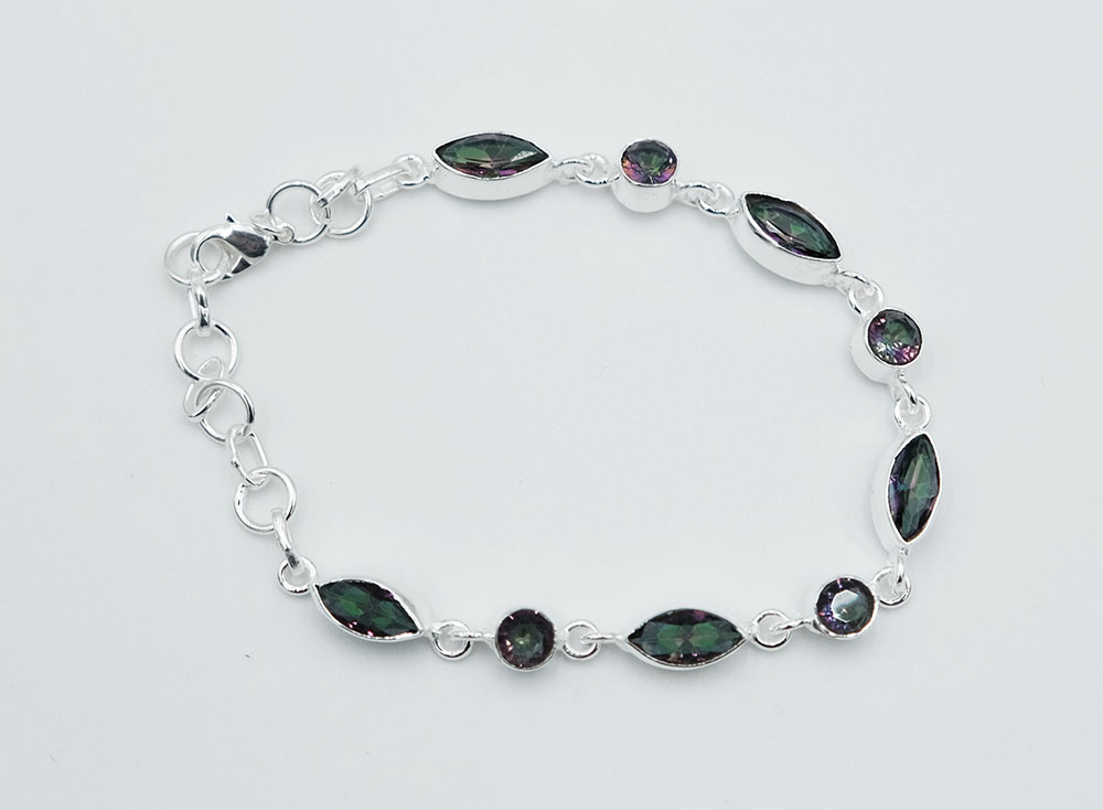 Silver PL Bracelet MysticTopaz