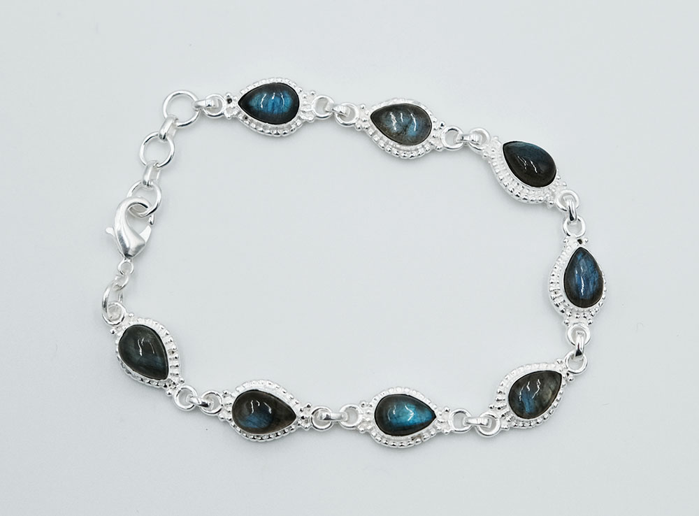 Silver PL Bracelet Labradorite