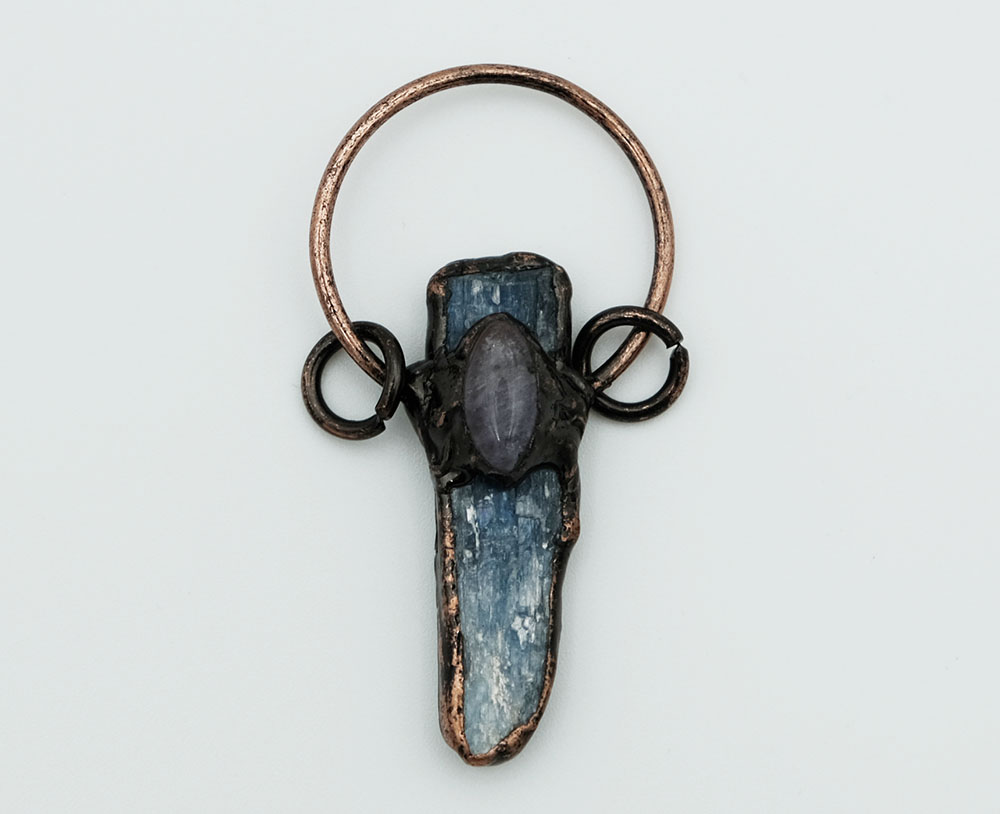 Pendant Kyanite Soldered