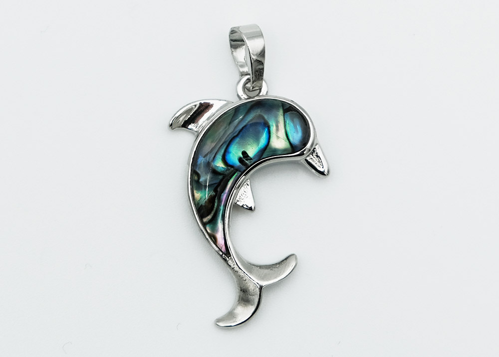 Pendant Dolphine Abalone