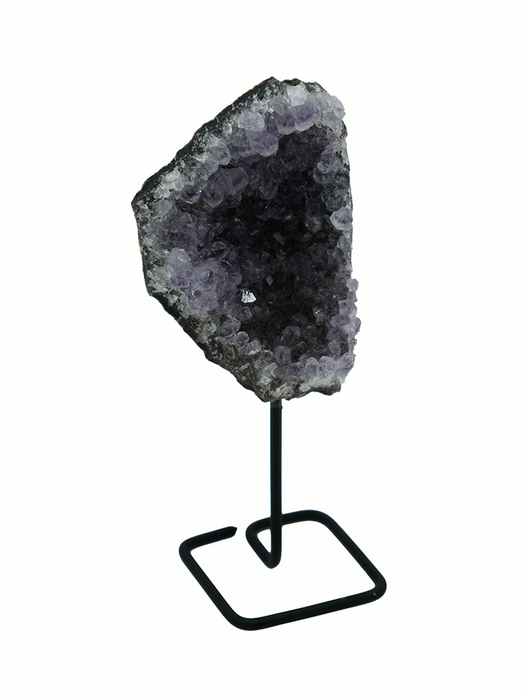 Amethyst Druze On Metal Base
