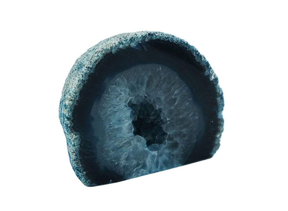 Agate Geode Blue (Choose weight)