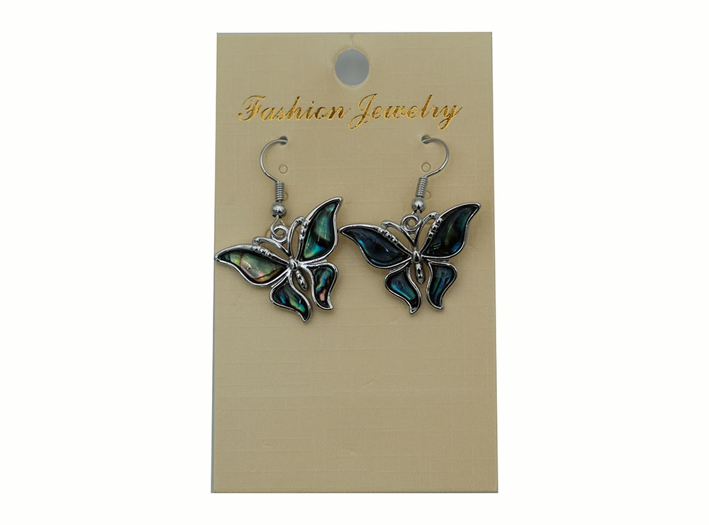 Earrings Butterfly Abalone