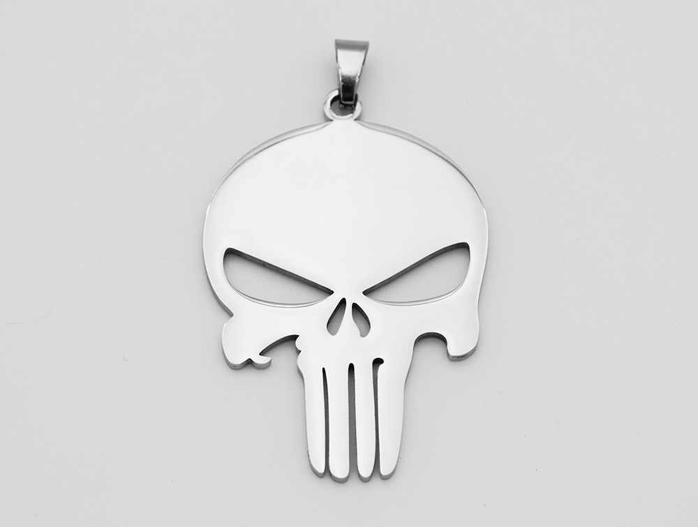 Pendant Steel Skull