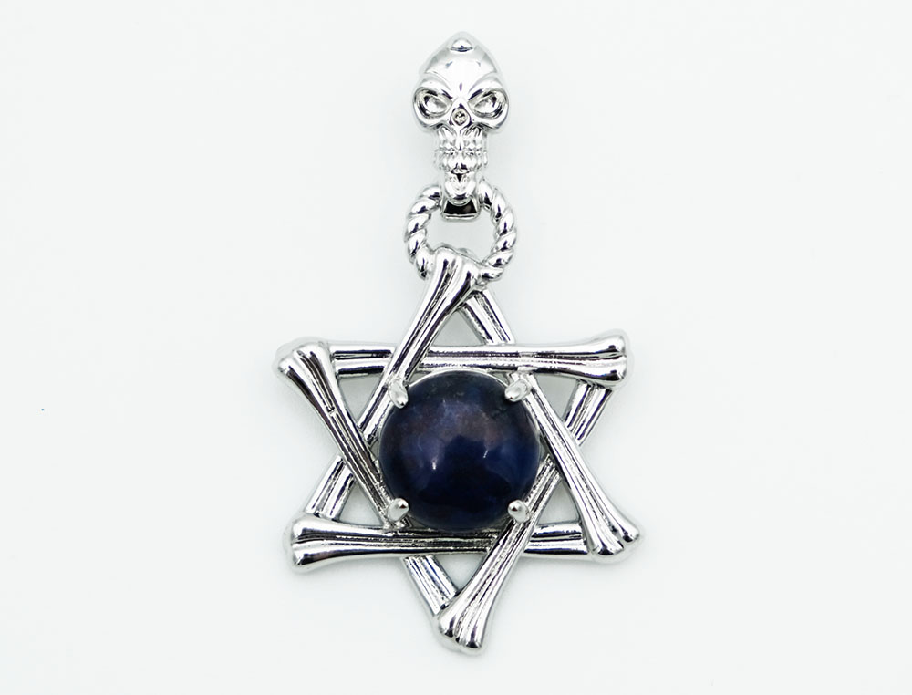 Pendant Hexagram Lapis