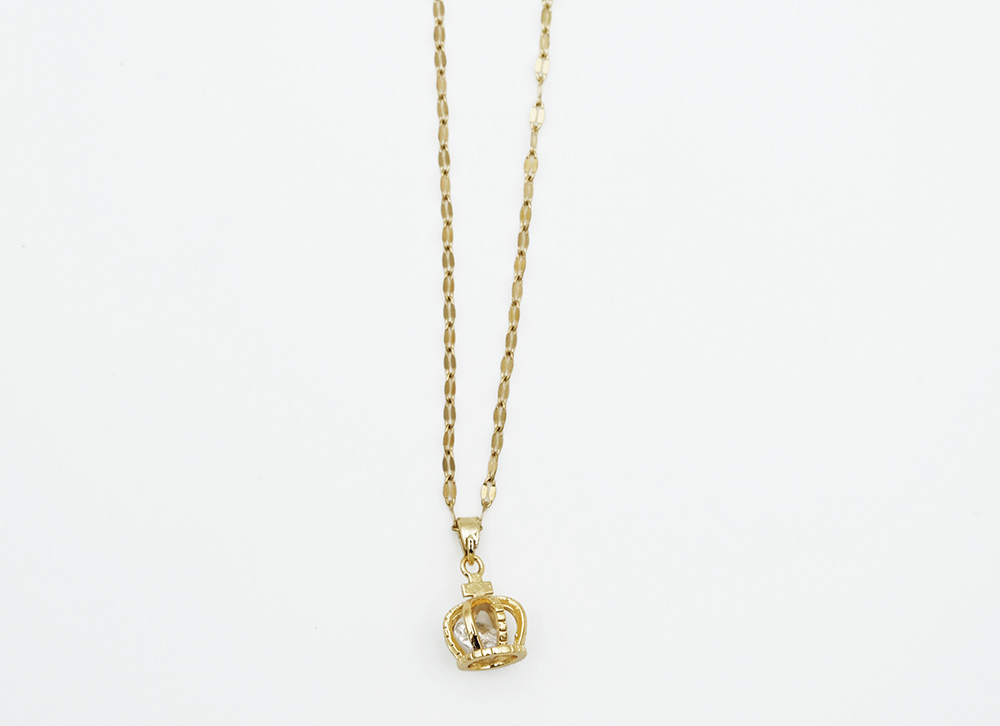 Necklace Fashion Crown Gold