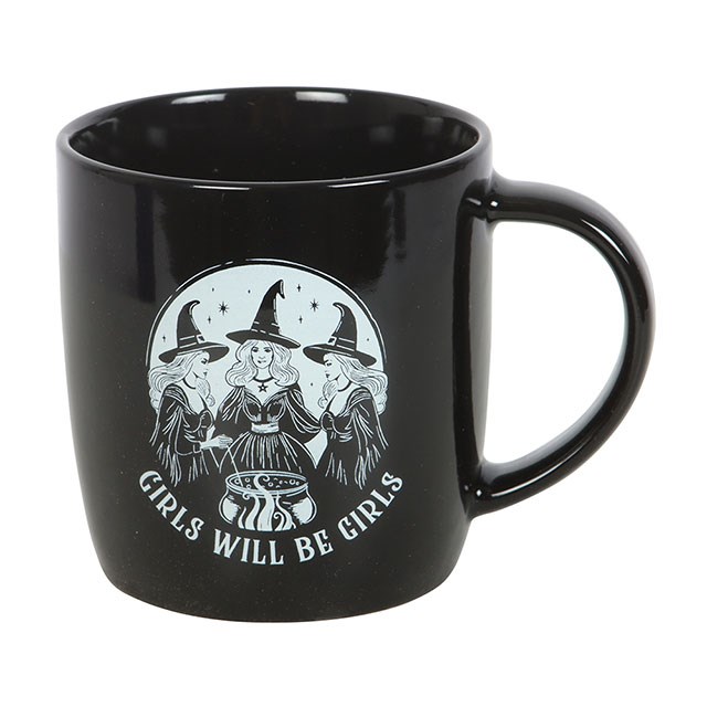 Mug Girls Will Be Girls Witchy